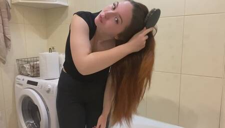 hair routine by diving