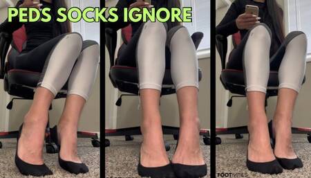 Foot Ignore in Peds Socks - Ivys Feet