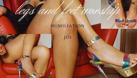 Heels and Legs Worship JOI