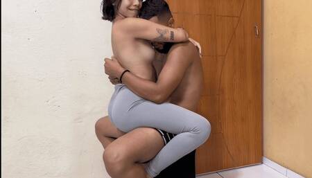 Humpy Hump: Striptease Dry Hump and Cum on Mouth