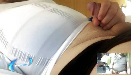 Masturbating and Cumming during a Video Chat