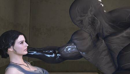 Jill Valentine fucked hard and bred by a mutant monster cock.