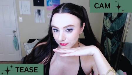 Little Black Dress Live Cam Tease - MiaNyx in Nipple Pasties Tits and Ass Teasing