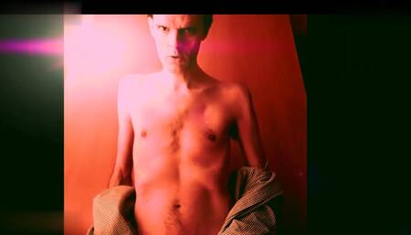 British Freddie Sunfields in Red Flare Striptease