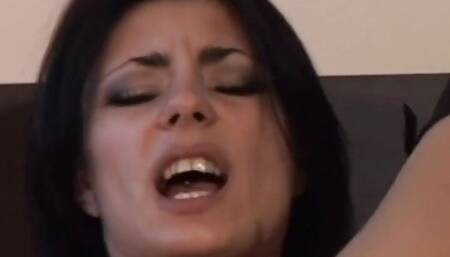 Fantastic Italian MILF with Nice Tits Ass Fucked and Cumshot in Mouth by Big Mature Cock