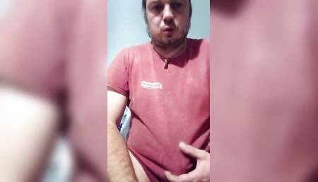 Jerking off with Happy End Cumshot