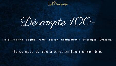 [French Audio Porn] I edge to the vibrator and count down