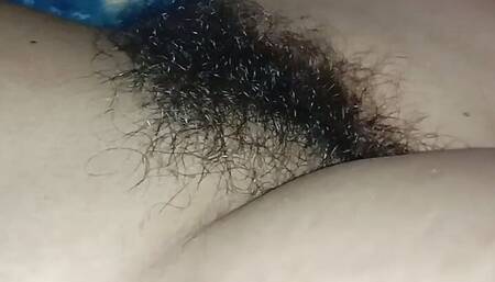 Bhabhi's beautiful hairy pussy.