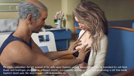 A Wife And Stepmother - AWAM - Sophia allowed Mr. Gibbs to grab her boobs