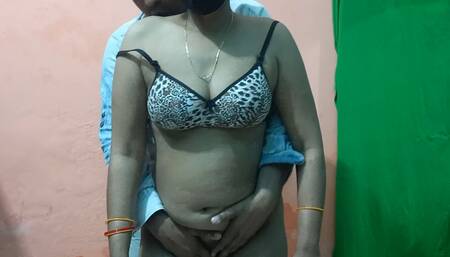 An Indian housewife with her lover in jeans