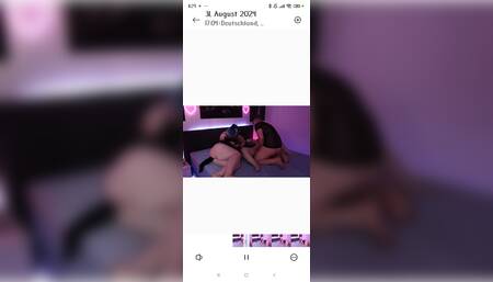 Tia, L&uuml;mmelaction and Kitty fuck part 2