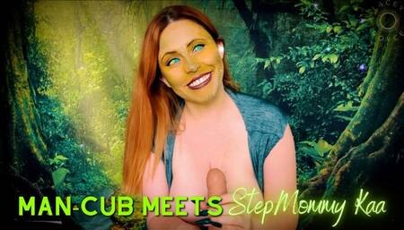 Man-Cub Meets StepMommy Kaa - MILF Lacey Royce As Femkaa Finds You Lost In Her Jungle And Mesmerizes You With The Spirals In Her Eyes As She Coils Around You Stroking Your Hard Cock As She Squeezes You With Her Tail - POV Roleplay Handjob Femme Fatale Per