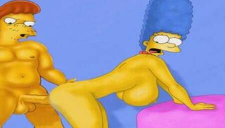 The Simpsons marge X Jailbird Snake
