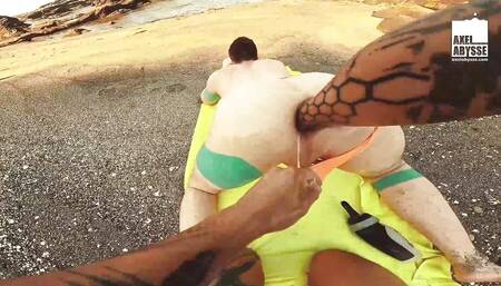 Tattooed Axel Abysse Receives Outdoor Anal Fist