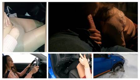 HOT PREMIERE: Girl in a trouble - stuck in snow and has to suck big instructor's cock