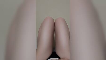 Happy New Year! Just Look at My Legs and Masturbate! Shoot Me Your Thick Semen.