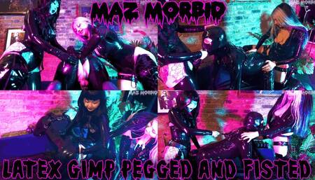 Latex Gimp Pegging and Fisting 1080p ft Mistress Patricia Oyuki Maz Morbid #pegging #fisting