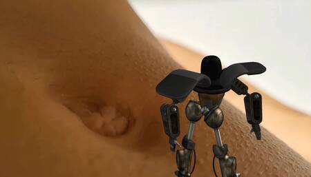 Tiny robot male body explorer