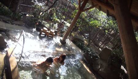 At one of Japan's most luxurious hot spring inns. ①