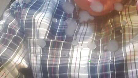 raining my cum down on you and then licking it up