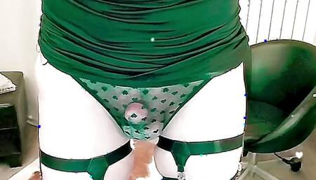 Do you think you could give me a Hand with the Girlcock between my legs?