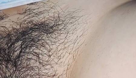 Maria lets me put my micropenis in her big pussy