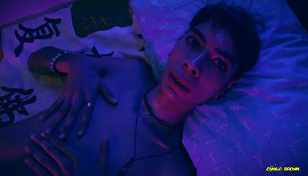 Magic C Jerking His Big Twink Cock Results In Lots Of Precum And Thick Cum Loads