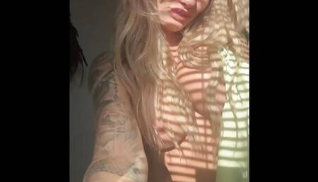 Sliding down this zipper and letting everything spill out