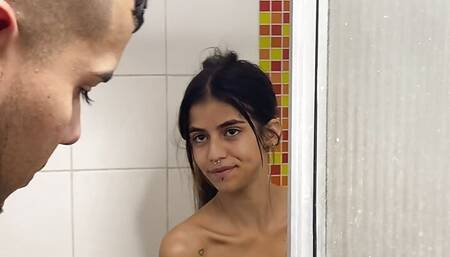 I'm Showering But My Stepbrother's Pervert Is Coming To Fuck Me
