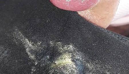 Sexy brunette naked in the kitchen. The amateur housekeeper gives the vacuum cleaner naked.