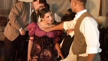 Spicy Vintage Orgy with Many Big Cocks Fucking and Cumming in Mouth Slutty MILF