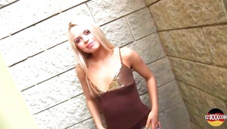 Cute Blonde Teen From Germany Loves It in POV