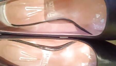 Getting the banker Viviane's shoes