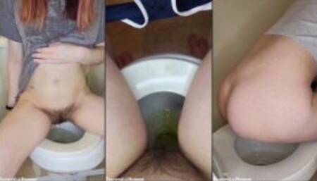 Toilet Fetish Peeing Compilation