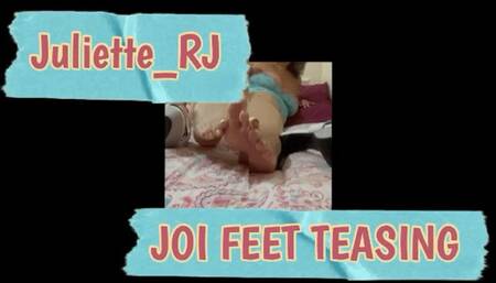 Juliette_RJ on a Sexy Feet tease in bed - FOR MOBILE DEVICES USERS - NO PANTIES - BBW ASS - FOOT FETISH - JOI - THICK LEGS
