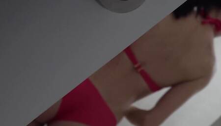 Messy Creampie Inside Shower