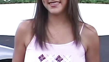 Pervy Brunette Flashes Her Titties Before Accepting to Have Her Tushy Plowed Relentlessly on Camera