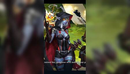 Best Elf Hentai Game Ep.1 Sexy Competition of Dark and Tanned Elf!