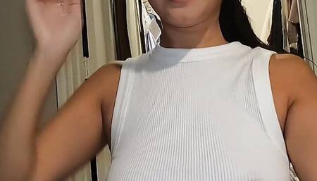 Cute Asian GF Sucking BWC