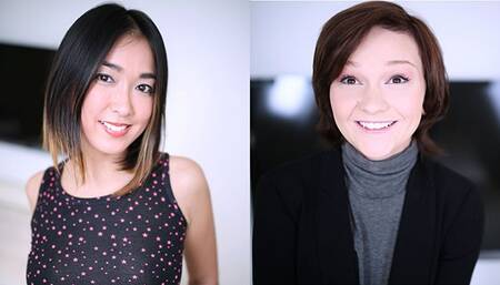 Lexi and Lucy's cum mouth sex