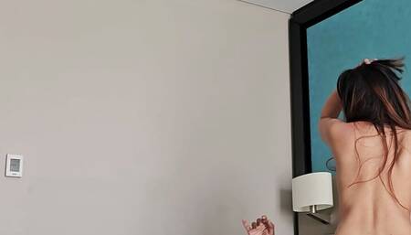 Hot babe loves a nice cock inside her and enjoys riding it with passion