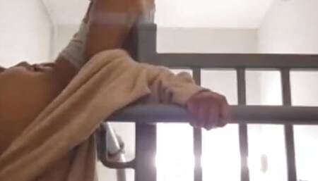 She traded me a Blowjob for Backshots. Snuck a quickie in the stairwell.