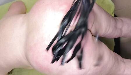 Painful ass torture and spanking session for new year