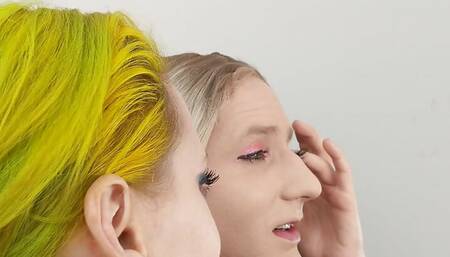 Woman Encourages Guy Transformation Makeover into Woman