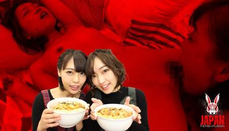 New Year’s Eve Special, Soba & Hot Pot Drinking Party - Cute Naughty Lesbian Play Yua Nanami & Ameri Hoshi