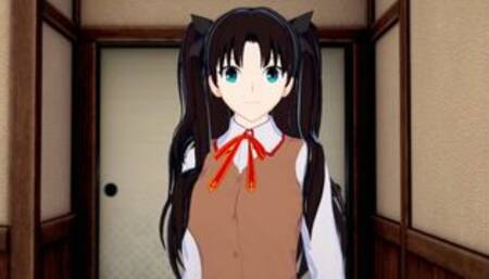 Study with Rin Tohsaka after class [Hentai 3D]