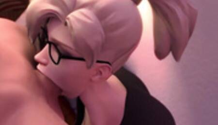 Overwatch Hentai Mercy XXX Comp
