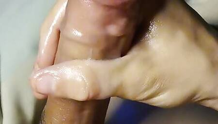 Big beautiful cock and a fountain of sperm from a powerful orgasm! HUGE CUMSHOT!!!