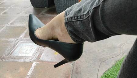 Alicia and her stiletto heels dangling from her beautiful feet (2)