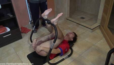 WHIPPING NOAH EDEN (part 4) - (FEET AND SPANKING)